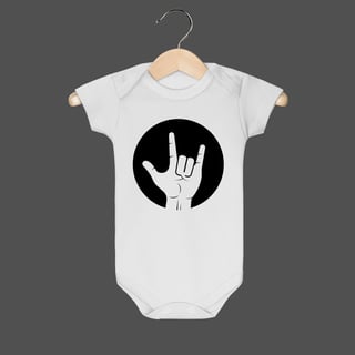 Nome do produto Body Infantil | Rock