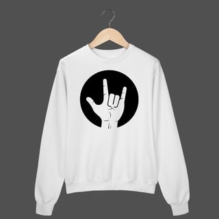 Nome do produto Moletom Fechado Prime | Rock