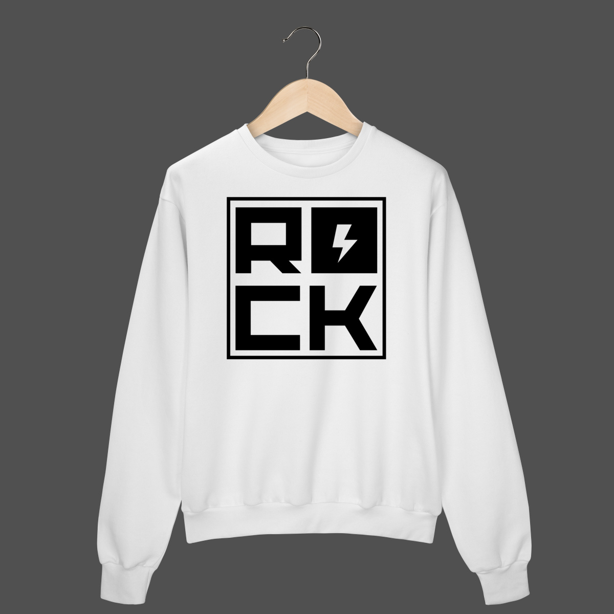 Nome do produto Moletom Fechado Prime | Rock