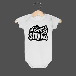 Nome do produto Body Infantil | Rock Is Strong