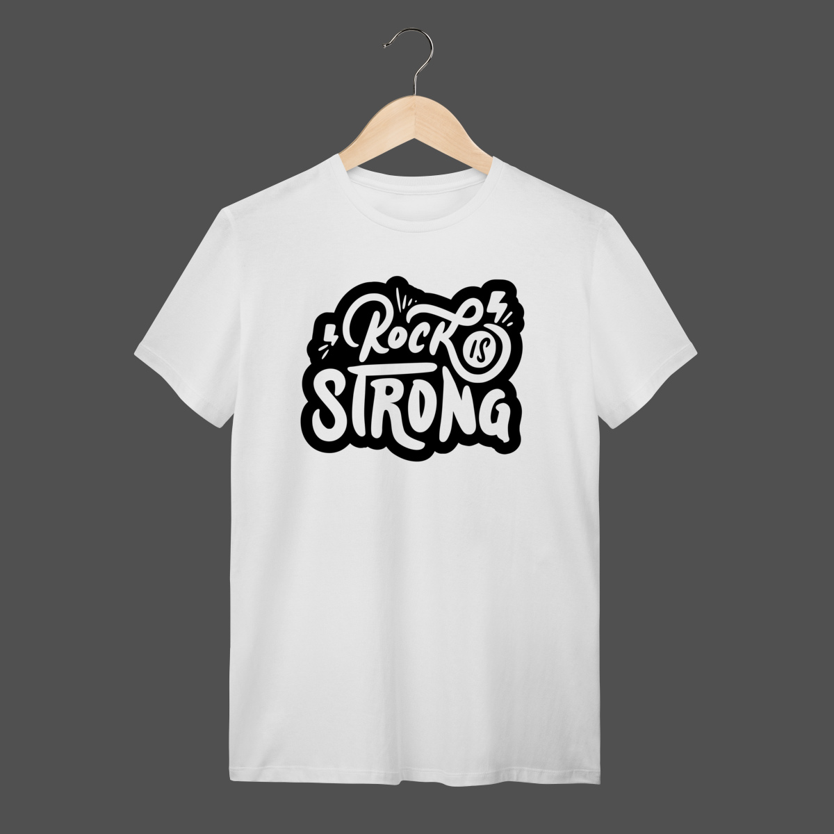 Nome do produto Camiseta Quality | Rock Is Strong