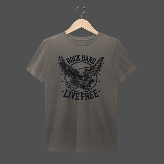 Camiseta Estonada | Rock Hard - Live Free