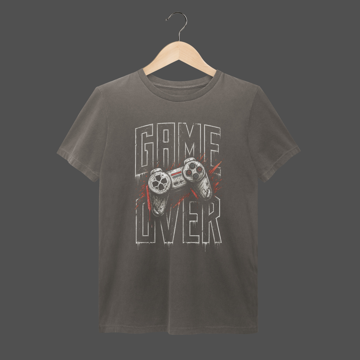 Nome do produto: Camiseta Estonada | Game Over