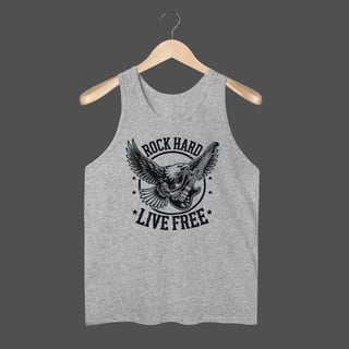 Nome do produto Regata Quality | Rock Hard - Live Free