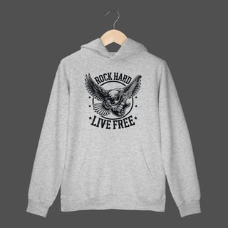 Nome do produto Moletom Canguru Prime | Rock  Hard - Live Free