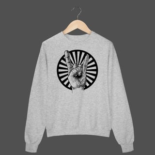 Nome do produto Moletom Fechado Prime | Rock