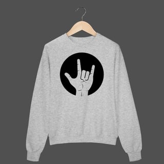 Nome do produto Moletom Fechado Prime | Rock