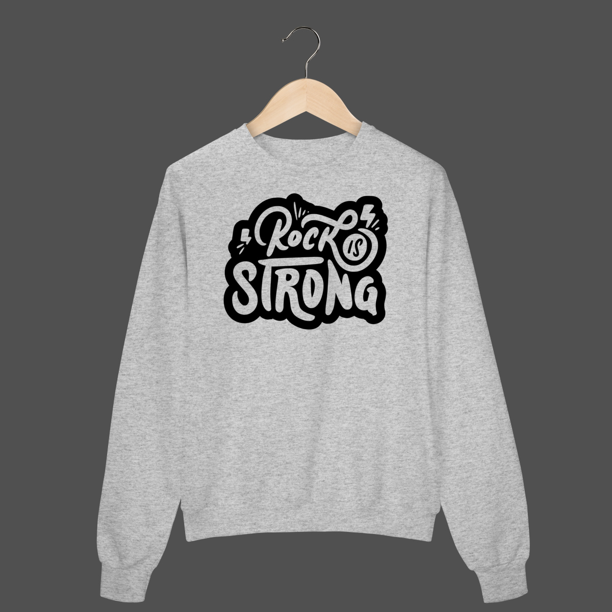 Nome do produto Moletom Fechado Prime | Rock Is Strong