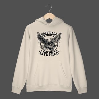 Nome do produto Moletom Canguru Prime | Rock  Hard - Live Free