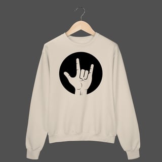 Nome do produto Moletom Fechado Prime | Rock