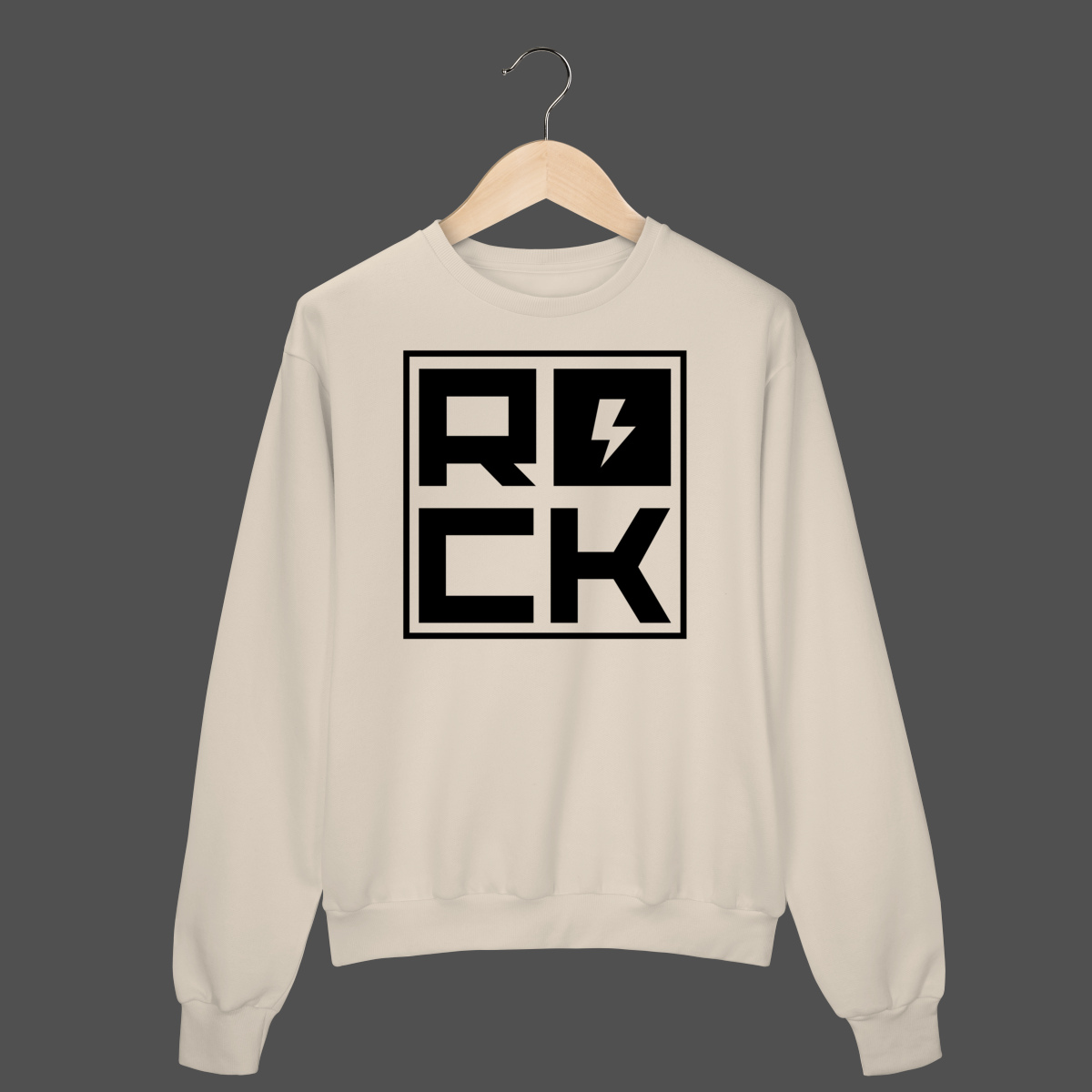 Nome do produto Moletom Fechado Prime | Rock