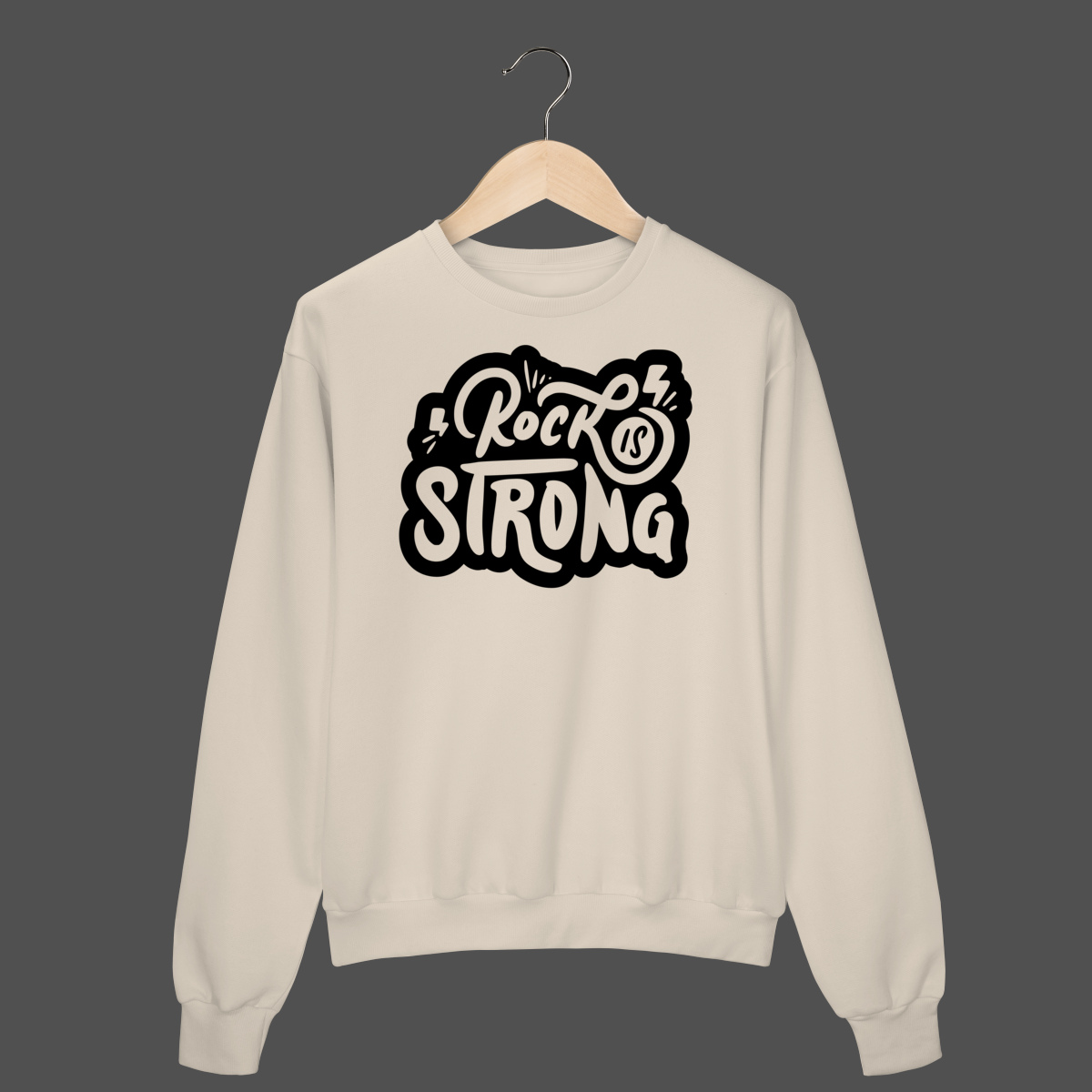 Nome do produto Moletom Fechado Prime | Rock Is Strong