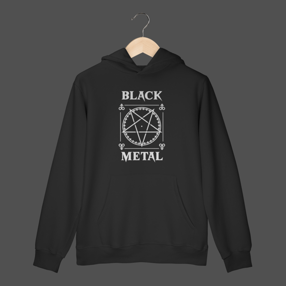 Moletom Canguru Prime | Black Metal