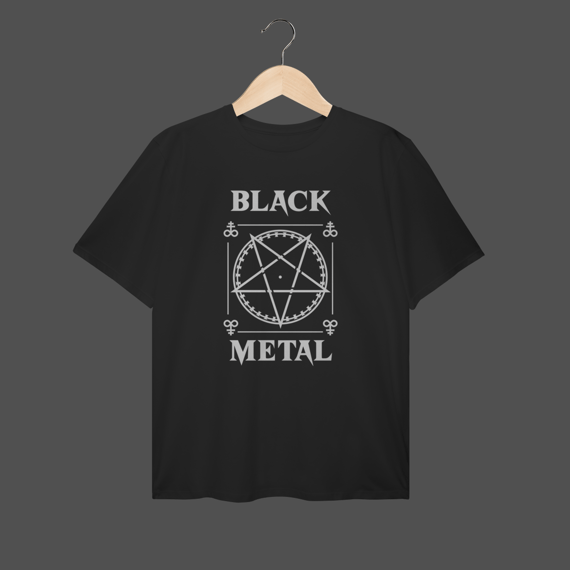 Camiseta Plus Size | Black Metal