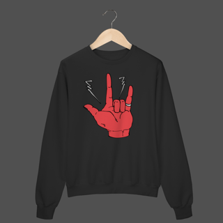 Nome do produto Moletom Fechado Prime | Rock