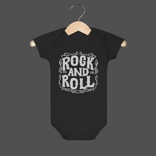 Nome do produto Body Infantil | Rock And Roll
