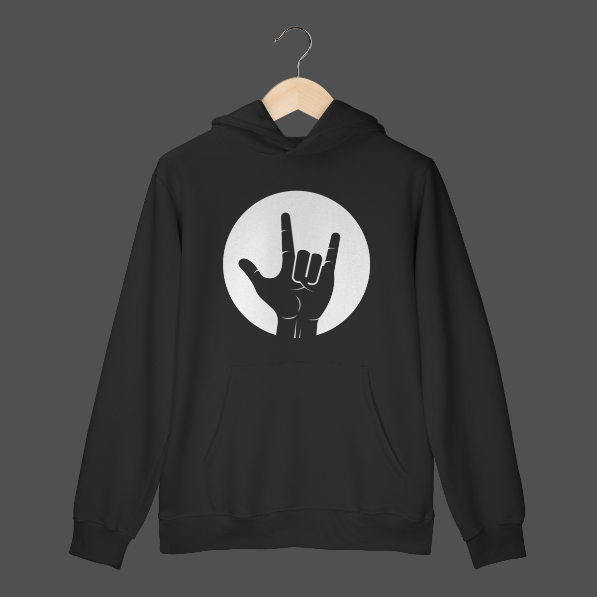 Nome do produto: Moletom Canguru Prime | Rock 