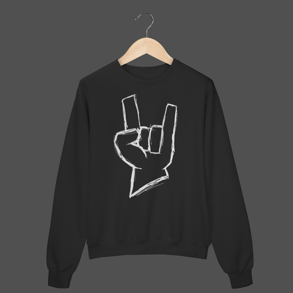 Nome do produto: Moletom Fechado Prime | Rock