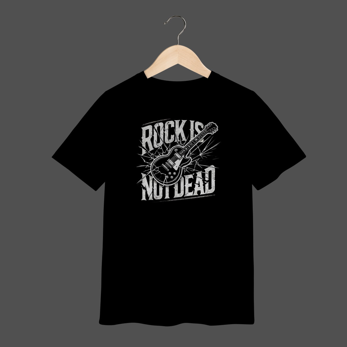 Nome do produto: Camiseta Infantil (2 a 8) | Rock Is Not Dead