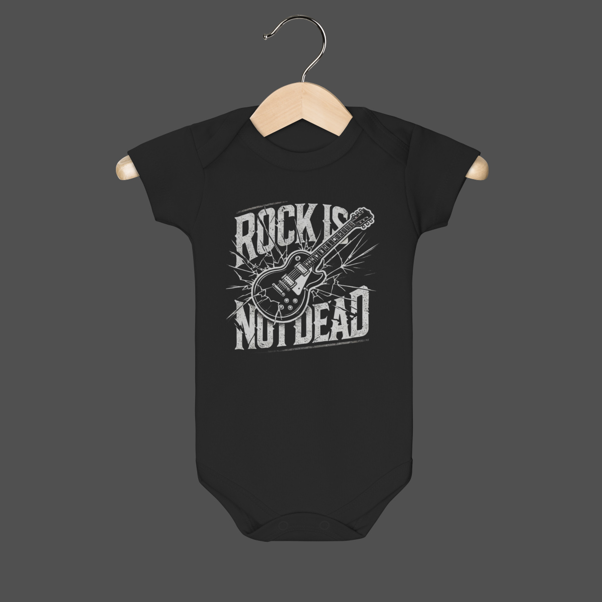 Nome do produto: Body Infantil | Rock Is Not Dead