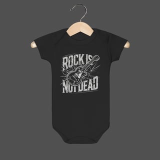 Nome do produto Body Infantil | Rock Is Not Dead