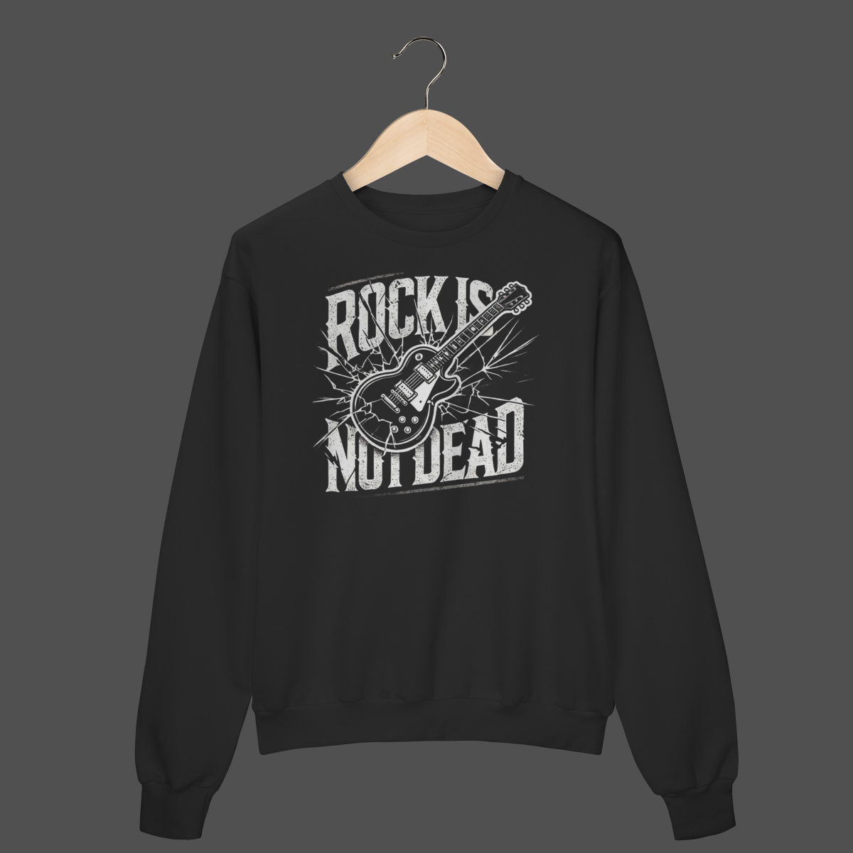 Nome do produto: Moletom Fechado Prime | Rock Is Not Dead