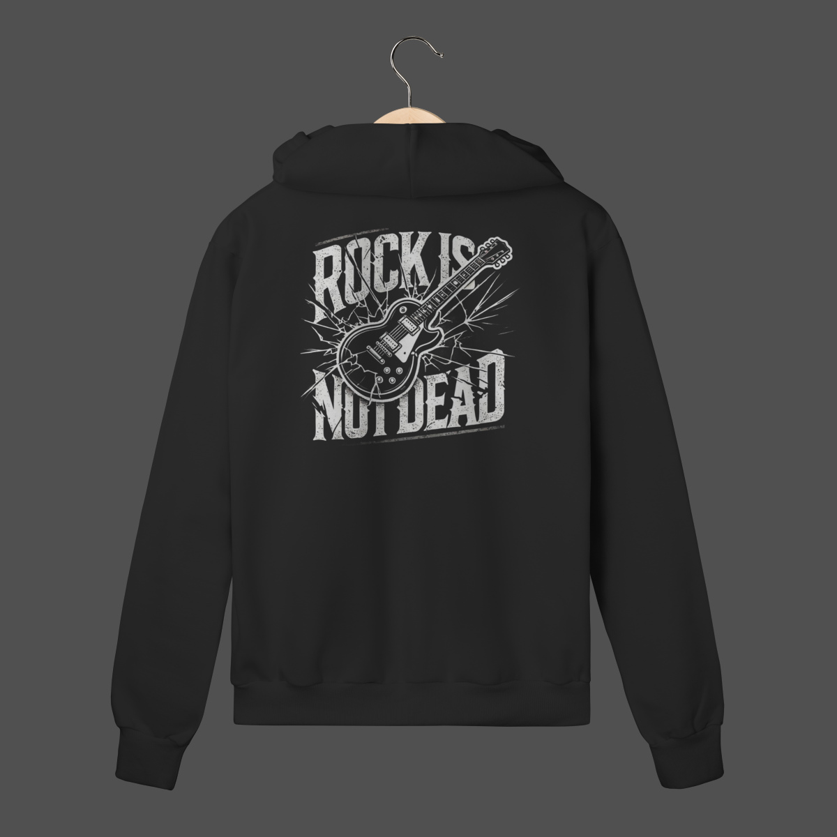 Nome do produto: Moletom C/ Zíper Prime | Rock Is Not Dead