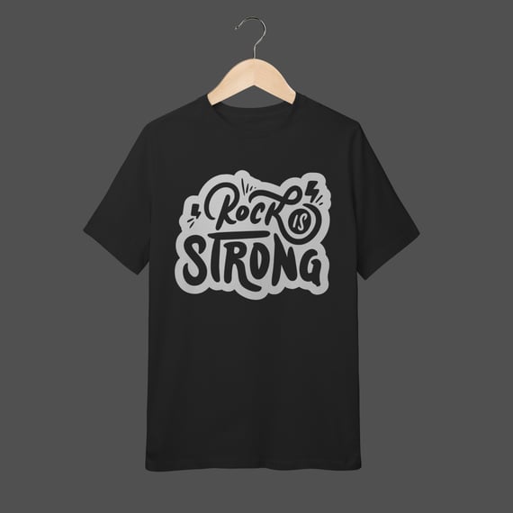 Camiseta Infantil (10 a 14) | Rock Is Strong