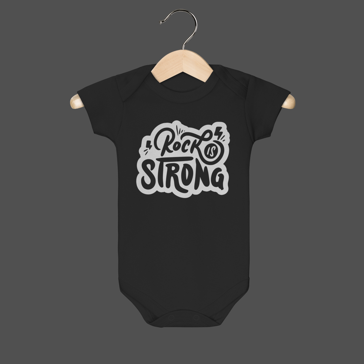 Nome do produto: Body Infantil | Rock Is Strong