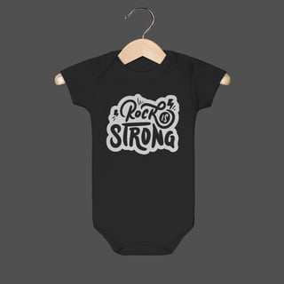 Nome do produto Body Infantil | Rock Is Strong