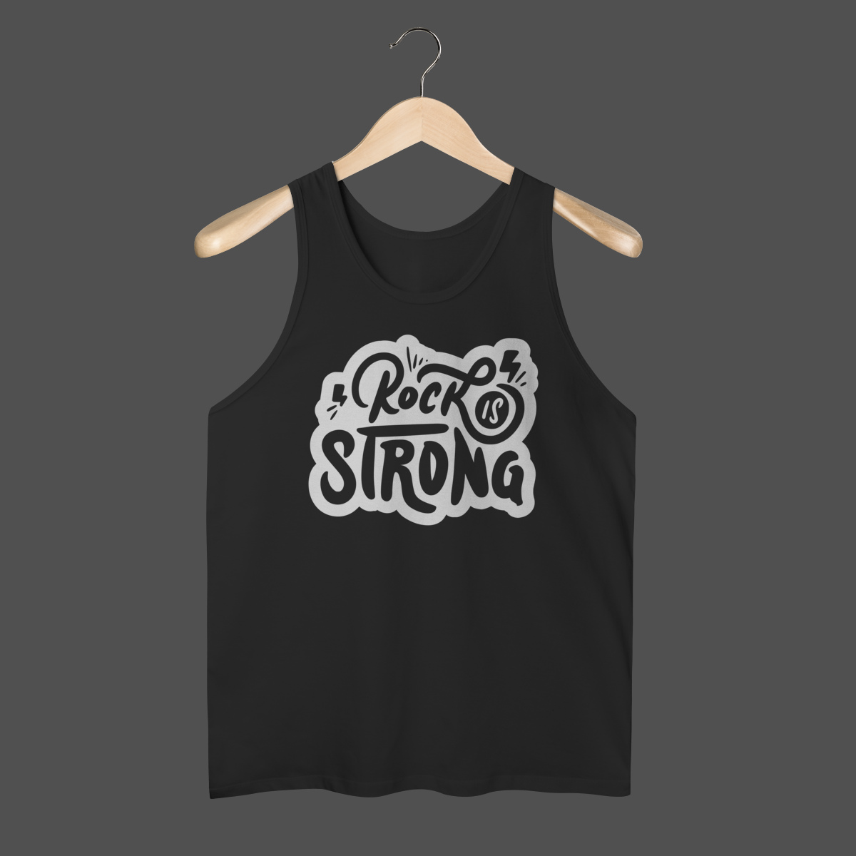 Nome do produto: Regata Quality | Rock Is Strong