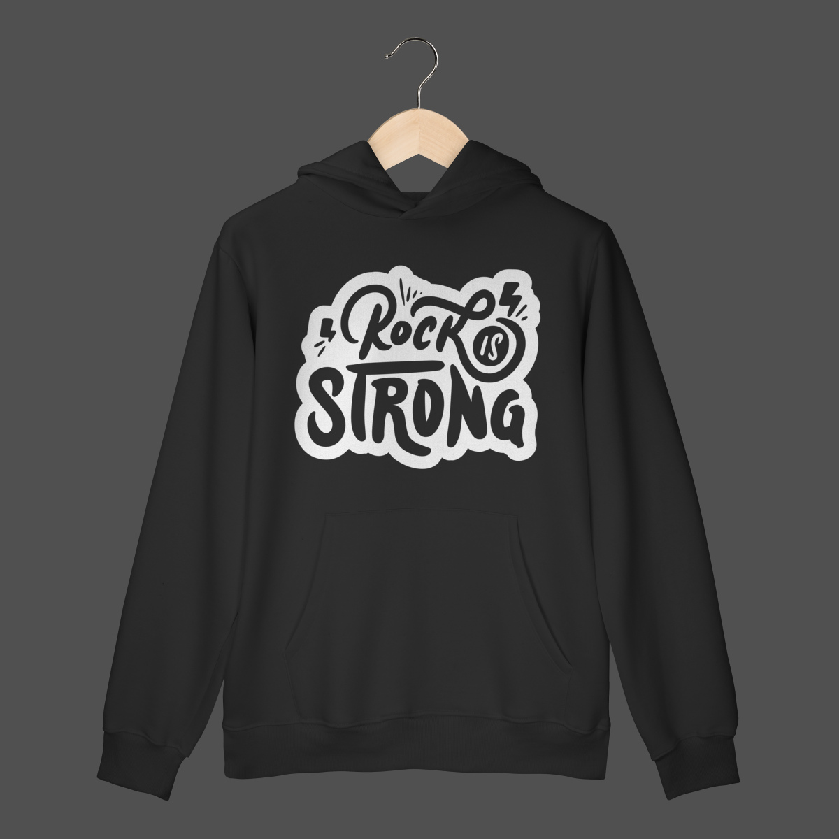 Nome do produto: Moletom Canguru Prime | Rock Is Strong