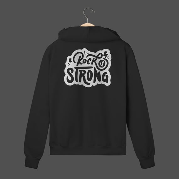 Moletom C/ Zíper Prime | Rock Is  Strong