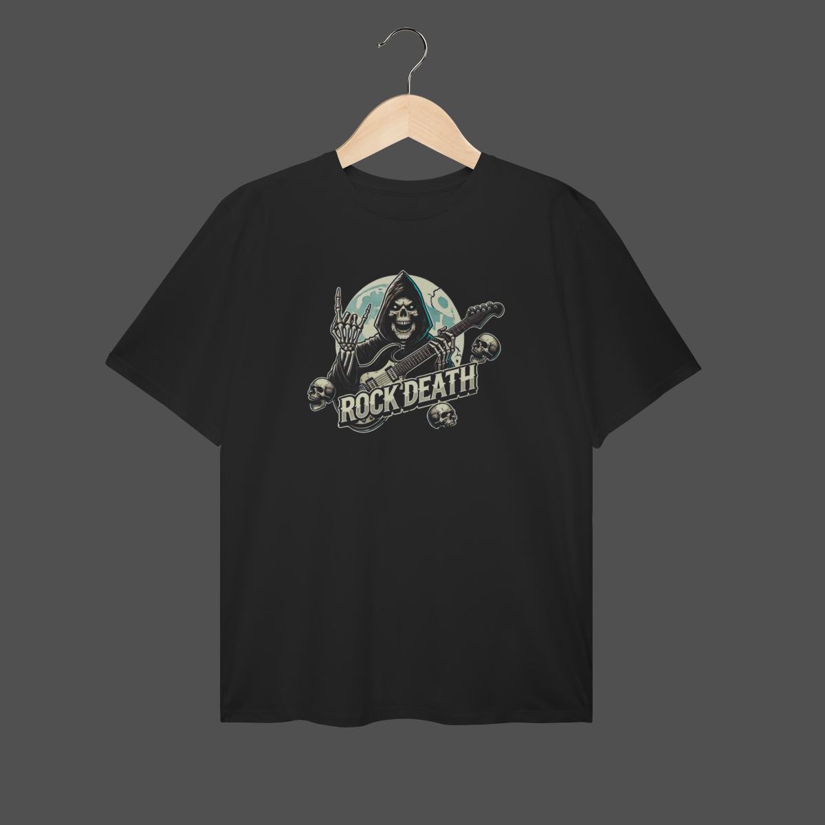 Nome do produto: Camiseta Plus Size | Rock Death