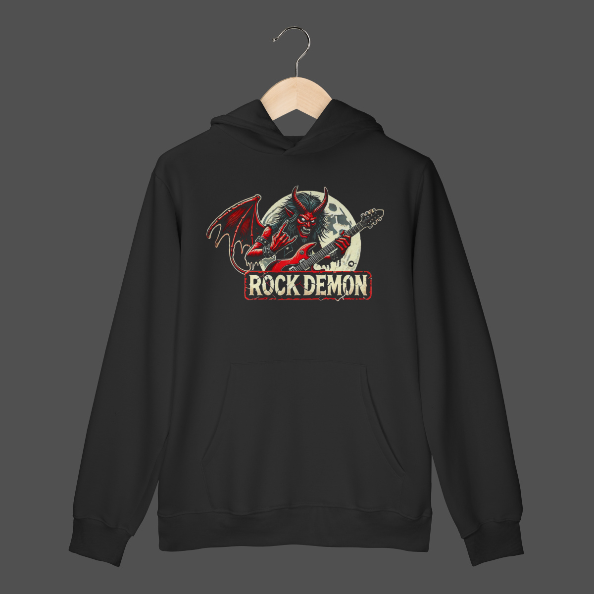 Nome do produto: Moletom Canguru Prime | Rock Demon