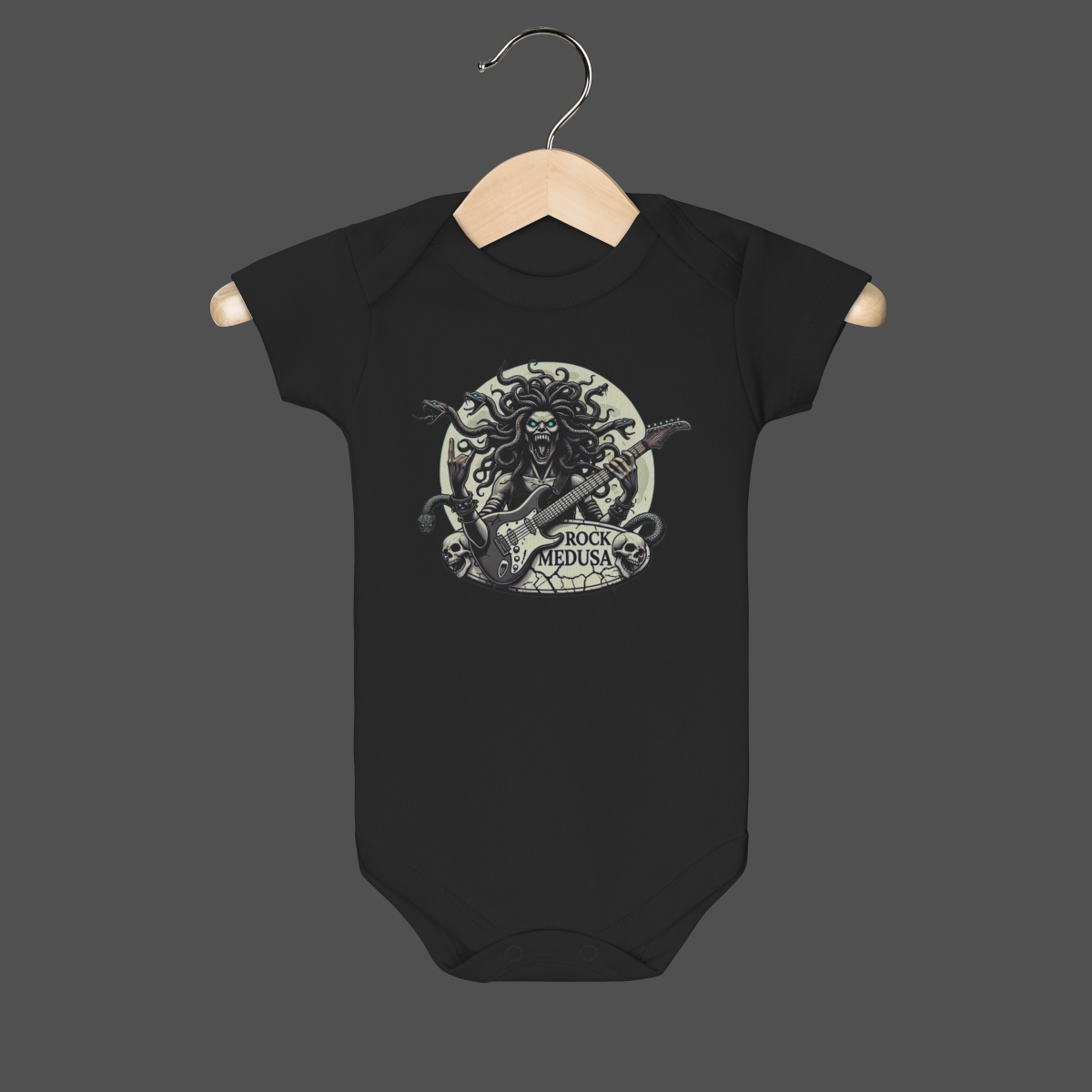 Nome do produto: Body Infantil | Rock Medusa