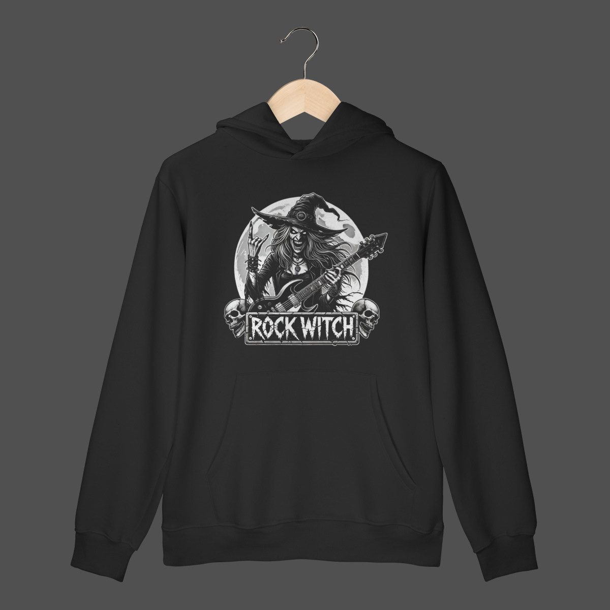 Nome do produto: Moletom Canguru Prime | Rock Witch