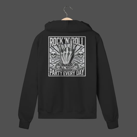 Moletom C/ Zíper Prime | Rock'n'Roll All Night