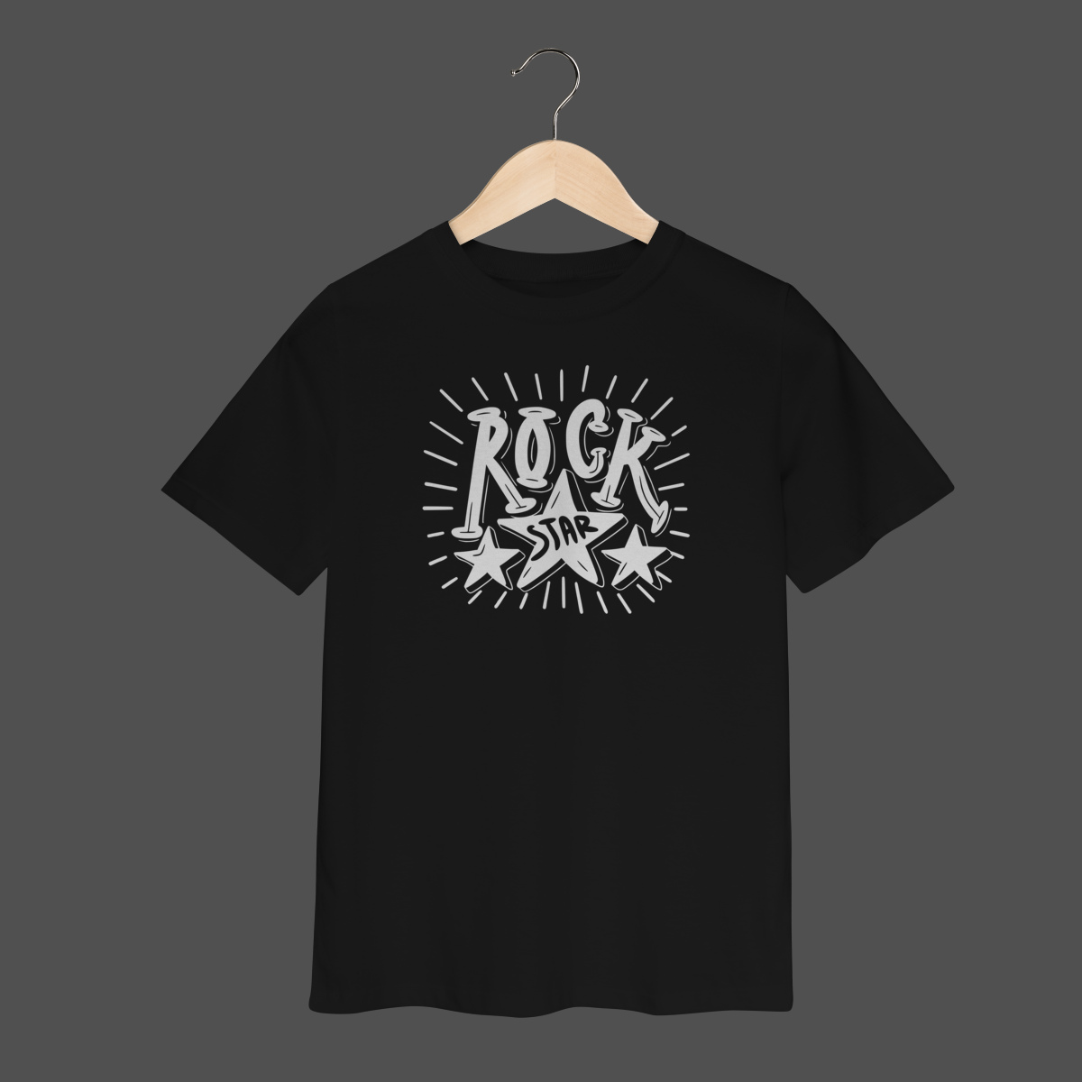 Nome do produto: Camiseta Infantil (2 a 8) | Rock Star