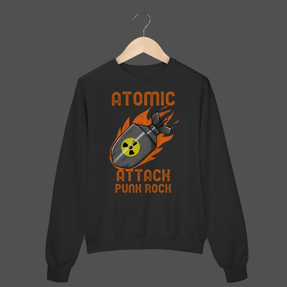 Moletom Fechado Prime | Atomic Attack - Punk Rock