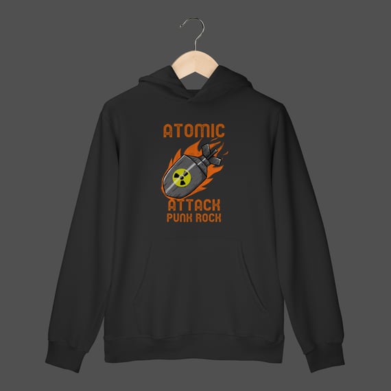 Moletom Canguru Prime | Atomic Attack - Punk Rock