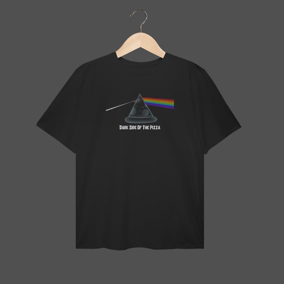 Camiseta Plus Size | Dark Side Of The Pizza