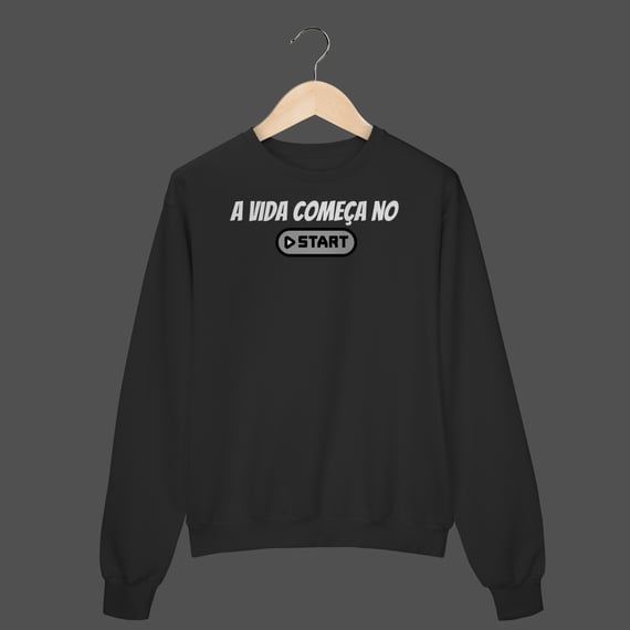 Moletom Fechado Prime | A Vida Começa no Start