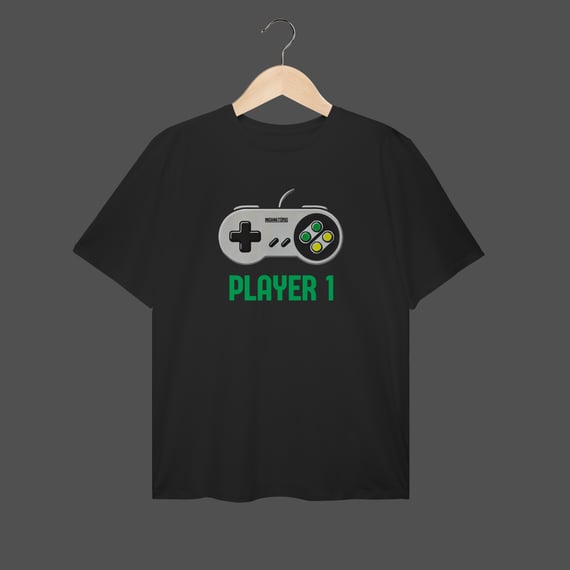Camiseta Plus Size | Player 1