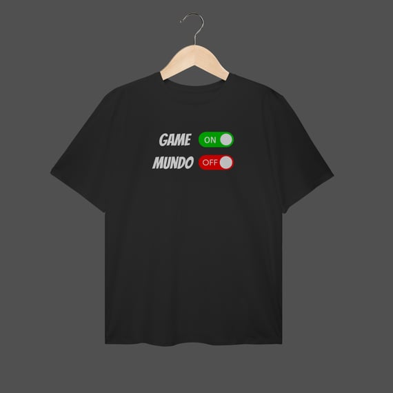 Camiseta Plus Size | Game On - Mundo Off