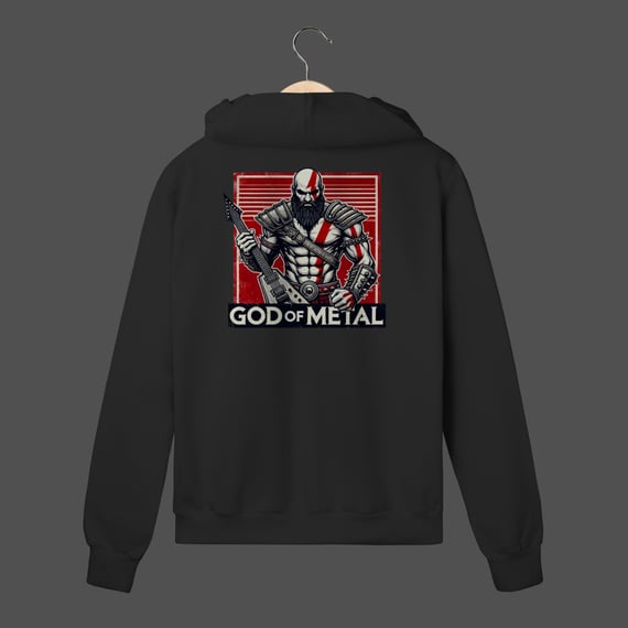 Moletom C/ Zíper Prime | God Of Metal