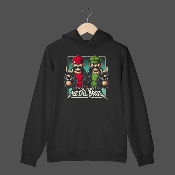 Moletom Canguru Prime | Super Metal Bros