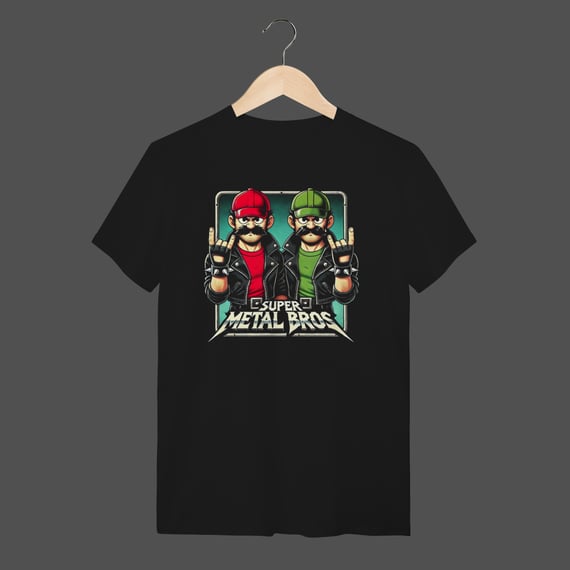 Camiseta Quality | Super Metal Bros