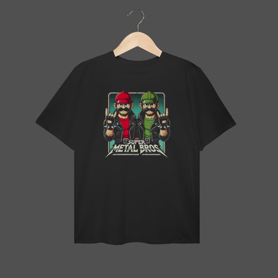 Camiseta Plus Size | Super Metal Bros
