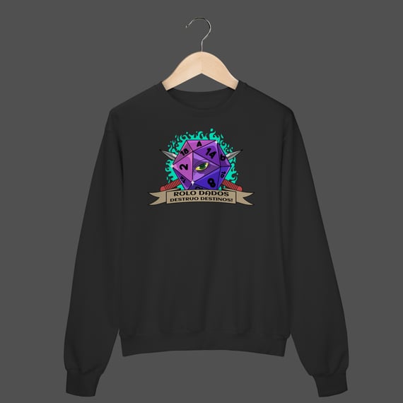 Moletom Fechado Prime | Rolo Dados - Destruo Destinos!